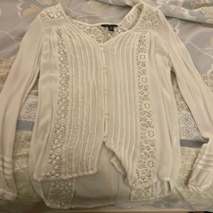 White lace top